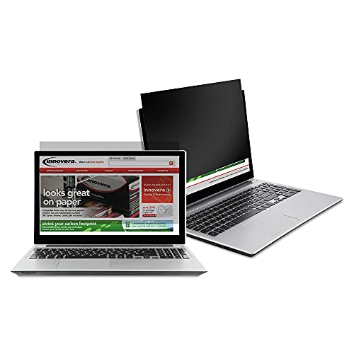 Innovera Blackout Privacy Filter for 15.6" Widescreen Laptop, 16:9 Aspect Ratio