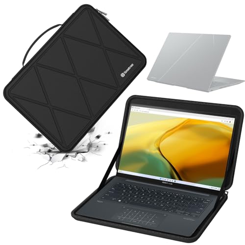 Smatree Hard EVA Protective Sleeve for 14 inch ASUS Zenbook 14 UX3405CA,14/14X OLED Case,for 14inch Vivobook S 14 S5406 Copilot+PC, 14 Flip TP3407 Copilot+PC,for 14 inch ROG Zephyrus G14(X8043) - color: X Series-Black, size: For 14 inch ASUS Zenbook 14/Vi