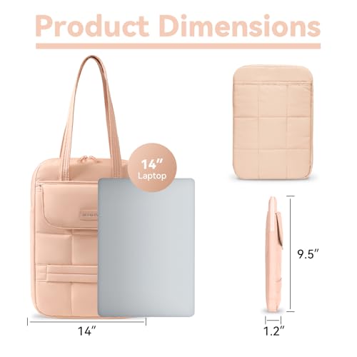 Puffy Laptop Sleeve for MacBook Pro/Air M4/M3/M2/M1 (2024-2019), iPad Pro/Air/Mini - color: Pink