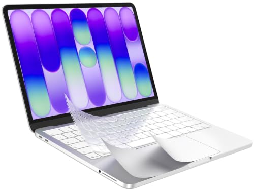 EooCoo Palm Rest Protector Skin Cover Set for MacBook Neo 13 inch 2026 with A18 Pro Chip A3404, MacBook Neo Accessories, Scratch-Resistant Trackpad Protector Film & Keyboard Cover, Silver - color: Silver
