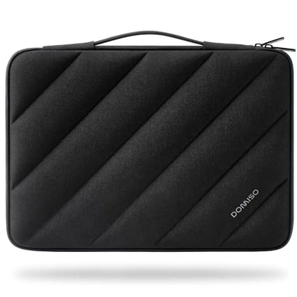 DOMISO 15.6 inch Laptop Case Sleeve Protective Cover Compatible with 16 inch MacBook Pro M4 M3 M2/Pro Max,15.6-16 inch HP Dell ASUS Lenovo Chromebook,Waterproof Computer Cases Bag with Handle,Black