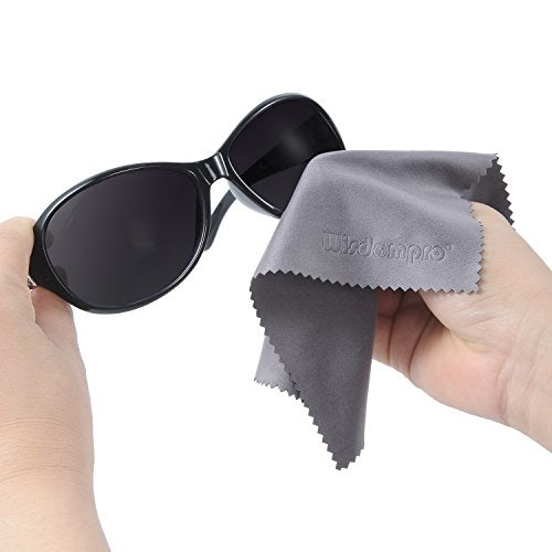 Large 4-Pack Microfiber Cleaning Cloth For Laptop, Computer Screen, Camera, Lens, Eyeglass, Phone, iPhone, iPad, Tablet, , LCD TV and other Delicate Surface(12x8.25, 13.5x8.63 Inches Blue and Grey) - color: Blue, Grey