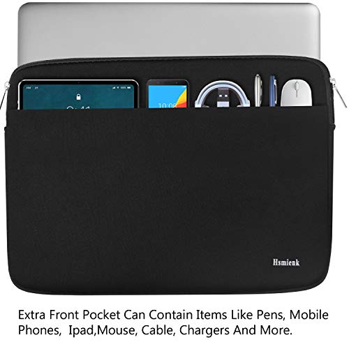 Laptop Case 17 Inch, Shockproof Protective Notebook Sleeve Computer Cover | Laptop Sleeve, Briefcase Computer Cover Carrying Notebook Bag for 15" HP, ASUS, Dell, Lenovo, Acer - color: Black, size: 17 Inch