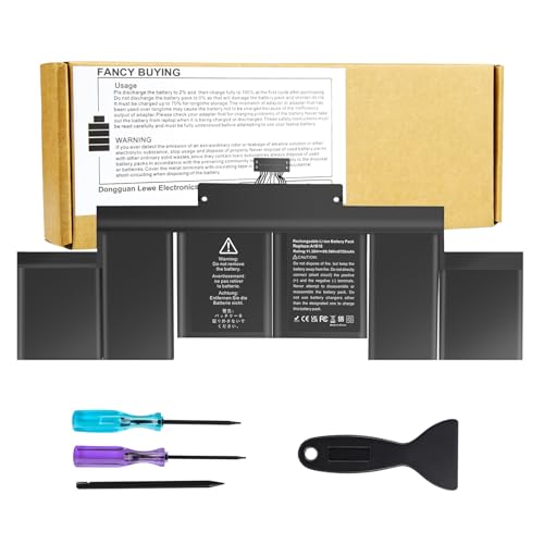 99.5Wh A1618 A1494 Laptop Battery for A1618 A1494 P/N:020-00079 02000079 for MacBook Pro 15" Inch Retina A1398 (Mid 2015 Mid 2014 Late 2013 Early 2015), NOT fit for: A1398 (Mid 2012 Early 2013) - size: 8.27*3.78*0.28inch A1618