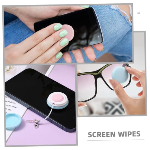 6pcs Screen Wiping Cloths Lens Screen Cleaning for Glasses Cell Phone and Electronics Washable and Reusable