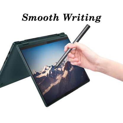 Stylus Pen for Lenovo Digital Pen 2 Compatible with Lenovo IdeaPad Flex 5, Compatible with Stylus Pen for Yoga 6/7/9, ThinkBook 13x G2 IAP-21AT, AES 2.0 Protocol (Gray)