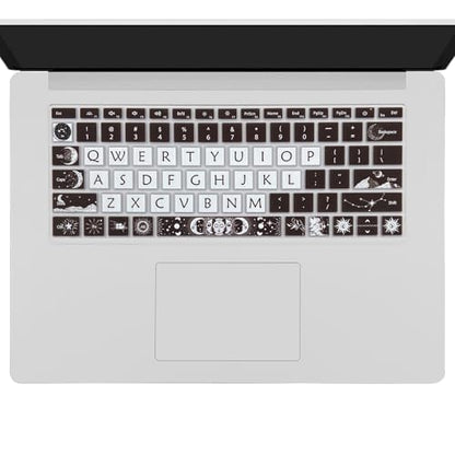 Cute Keyboard Cover for Microsoft Surface Laptop 3/4 / 5 13.5”&15”, Surface Laptop Studio 1/2 14.4”, Sun and Moon - color: Sun and Moon
