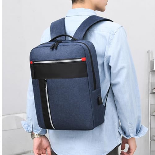 Spacious Business Backpack for Men Large Capacity Laptop Backpack with USB Charging Port for Work and Study