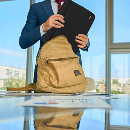 Laptop Case 17 Inch, Shockproof Protective Notebook Sleeve Computer Cover | Laptop Sleeve, Briefcase Computer Cover Carrying Notebook Bag for 15" HP, ASUS, Dell, Lenovo, Acer - color: Black, size: 17 Inch