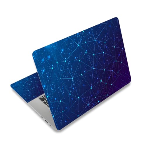 Laptop Skin Sticker Decal 12 .1 13 13.3 14 15 15.4 15.6 inch Personalized Universal Notebook Vinyl Skin Stickers Cover Art Decal Computer Protector (Connection) - color: Connection