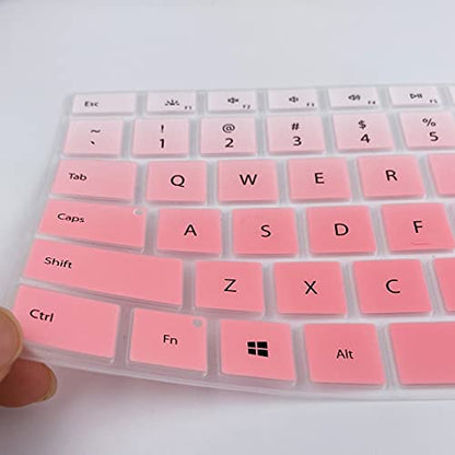 Microsoft Surface Keyboard Cover - Laptop 6/5/4 13.5"/"15", Studio 2 (2023)/Studio 14.4" - Protective Skin - Ombre Pink - color: GradualPink