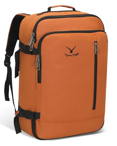 Carry on Backpack 38L Large Travel Backpack for Women Flight Approved Weekender Bag Laptop Backpack Men 15 inches Bronze - color: Bronze