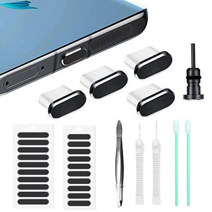 USB C Dust Plug Dust Cover for Phone USB Type C Charging Port Speaker Anti Dust Protection Cover Kit