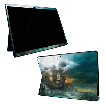 MightySkins Skin for Microsoft Surface Pro X - Insight Buddha | Protective, Durable, and Unique Vinyl Decal Wrap Cover | Easy to Apply, Remove, and Change Styles | Made In The USA - color: Insight Buddha