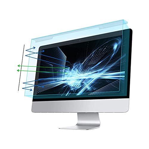 MOSISO Computer Blue Light Blocking Screen Protector Anti-UV Filter Film | 23-24 inch Screen Eye Protection Filter Film Panel for Diagonal 23,23.6,23.8,24 inch 16:9 Widescreen Desktop PC LED Monitor - size: 23-24 Inch