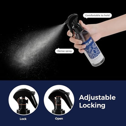 WELKIN Screen Cleaner Spray Kit (250ml + 250ml) - Cleaning Mist and Gel for TV, Laptop, Computer, Phone Touchscreen - 2 Sprayers, 1 Microfiber Cloth & 1 Glass Wipe Included - size: Gel+Mist Kit