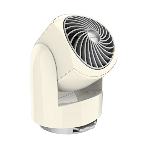 Vornado Flippi V6 Compact Air Circulator Fan, Quiet Portable Travel Fan for Office or Bedroom, Adjustable Head, 2 Speeds, Vintage White - color: Vintage White (Cream), size: Personal