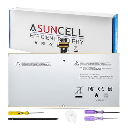 ASUNCELL G3HTA027H DYNR01 Laptop Battery Replacement for Microsoft Surface Pro4 Pro 4 1724 12.3 inch Tablet DYNRO1 G3HTA026H G3HTA027H 7.5V 38.2Wh 5087mAh - size: G3HTA027H 11.22 * 5.47 * 0.73 in
