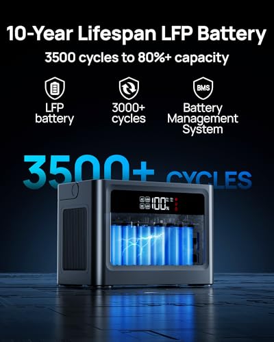 DARAN Portable Power Station 1200W Surge, 576Wh LiFePO4 Battery, 100W USB-C PD Fast Charg, Solar Generator for Home Emergency, Camping, RV Off-Grid Power - color: black