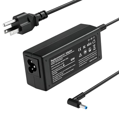 BAJ 65W Laptop Charger Comptible with HP Pavilion x360/ProBook/EliteBook - color: BLACK02