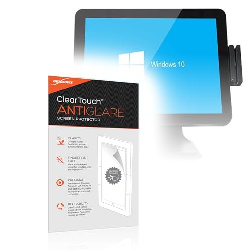 BoxWave Screen Protector Compatible with Munbyn POS Touch Screen Monitor (15.6 in) - ClearTouch Anti-Glare (2-Pack), Anti-Fingerprint Matte Film Skin