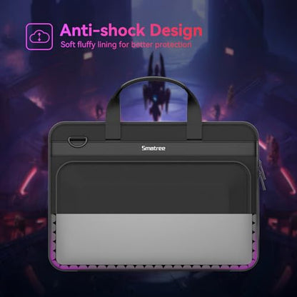 Smatree Heavy Duty Hard Case for 15.6-16 inch HP/DELL/Acer/ASUS/MSI | for 16inch ASUS ROG Strix G16/SCAR 16,DELL m16/G16,HP OMEN 16/EliteBook 650/655,MSI Stealth/GF65 Thin,15.6inch Acer Aspire 7 - color: Black-16 Inch