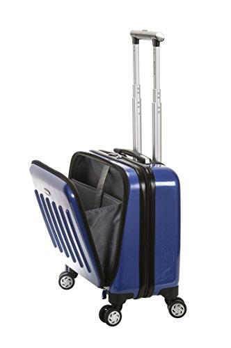 Rockland Revolution Hardside Rolling Computer Case, Blue, Carry-On 17-Inch - color: Blue