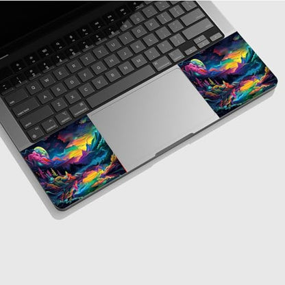 Universal Laptop Skin Sticker with 2 Wrist Pad Skins, Waterproof Scratch Resistant Vinyl Laptop Cover Decal, Cut to Fit for 11–15.6 Inch MacBook HP Dell Lenovo, Lake of Secrets - color: Lake Of Secrets