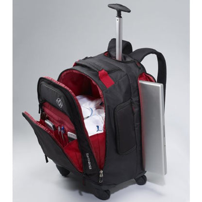 Samsonite MVS Rolling Backpack, Black, 19-Inch