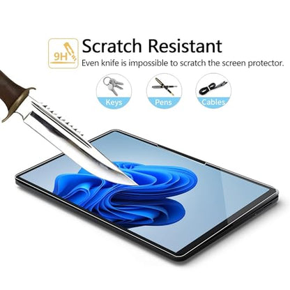 Megoo ArmorShield Screen Protector for Surface Laptop Studio 2/1, 14.4 Inch 9H Tempered Glass Film, HD Clear, Scratch Resistant, Surface Pen & Case Friendly, 2 Pack - size: Studio 1/2 14.4"