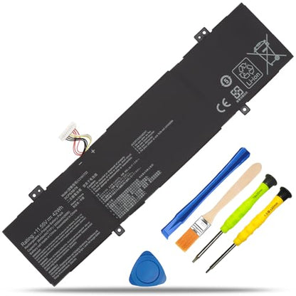 C31N1733 Laptop Battery Replacement for ASUS VivoBook Flip 14 TP412 TP412U TP412UA TP412F TP412FA TP412UA-DB31T TP412UA-IH31T TP412UA-EC059T TP412FA-EC551T TP412FA-EC707T Series 11.55V 42Wh - size: 10.33*2.94*0.19inch C31N1733