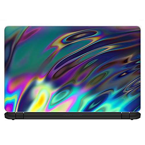 It's A Skin 15.6 inch Laptop Notebook Skin Vinyl Sticker Cover Decal Universal fit for 15.6" (May Require Trimming) HP Lenovo Apple Mac Dell Compaq Asus Acer/Oil Slick Opal Colorful Resin