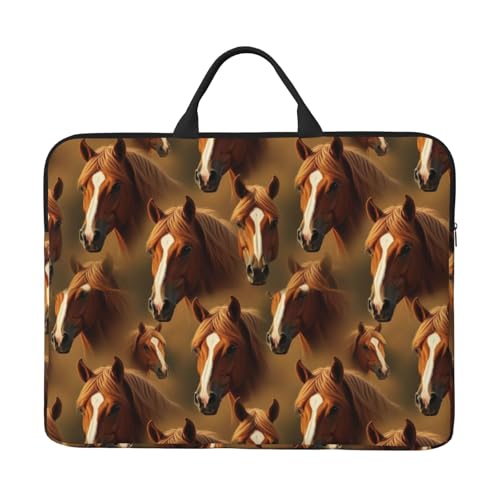Laptop Case 14 Inch, Soft Shockproof Laptop Sleeve with Handle, Protective Bag - color: Pattern (672)