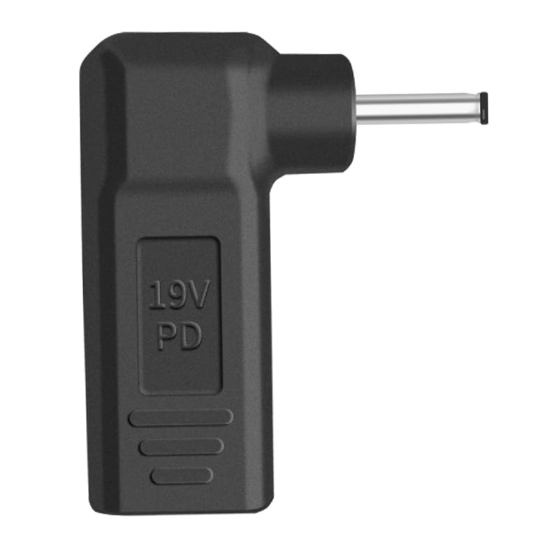 USB C to 4.0x1.35mm 100W DC Barrel Adapter, Type C to 4.0x1.35mm DC Adapter Support 19V Made for Asus Laptops Series - style: 4.0x1.35mm
