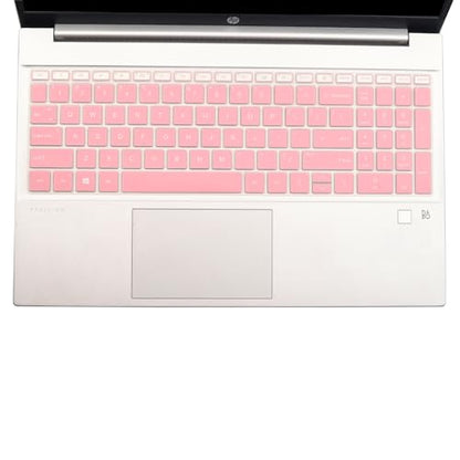 Keyboard Cover for 15.6 17.3 HP Laptop 17-cn 17-cp 15-fc 15-fd 15-eg 15-eh 15-er Series 15-fc0025dx 15-fc0093dx 15-fd0083wm 15-fd0107dx 15t-fd000/fd100 15t-eg300 17t-cn300/cn400 17-cn 17z-cp-Palepink - color: Palepink