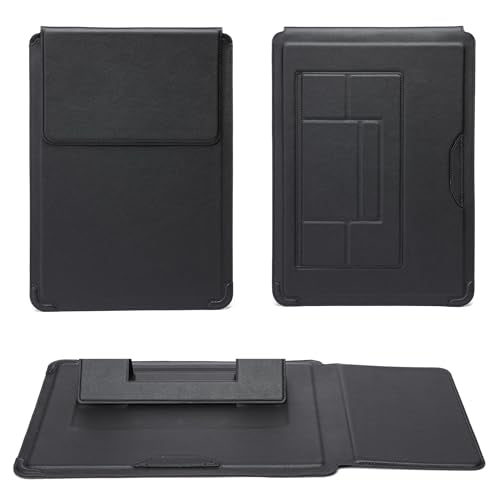14 Inch Multifunctional Laptop Sleeve Case with Stand Soft Slim Cover for MacBook Pro/Air/ThinkPad X1/Dell XPS/Lenovo Yoga/HP Pavilion/ASUS Zenbook/LG gram/Chromebook 13.5" 13.6" 14.2" 14.5" - color: Black, size: 13.5-14.5 Inch