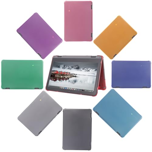 mCover Hard Shell Case Only Compatible for 2025 or Later 11.6" Lenovo 500e Chromebook Gen 4s 2-in-1 Laptop (NOT Fitting Any Other Lenovo Models)- Aqua - color: Aqua