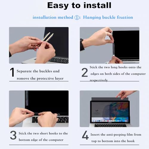 15.6 Inch Laptop Privacy Screen Protector Designed for HP Envy/Dell/Asus/Acer/Samsung/Lenovo,Matte Eye Protection Anti Glare Anti peep Film for All 15.6" with 16:9 Aspect Ratio Laptop - size: 15.6 Inch (16:9 Aspect Ratio)