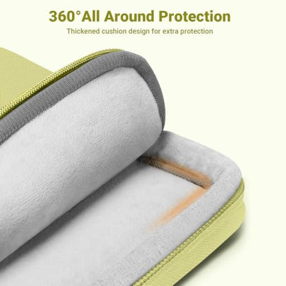 MOSISO Laptop Sleeve Compatible with MacBook Neo 13/Air 13.3 13.6/Pro 13 | 360 Degree Protective Portable Water Resistant Laptop Carrying Case Computer Bag with Vertical Pocket&Small Case, Citrus - color: Citrus, size: 13 inch