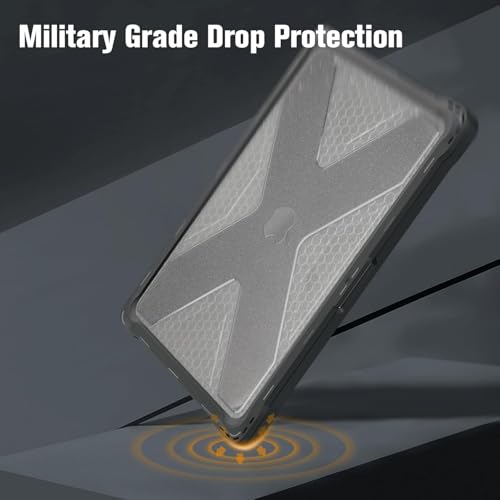 Fintie Case for MacBook Pro 14 Inch A3426 A3427 A3434 A3401 A3185 A3112 A2992 A2918 A2779 A2442 with M5 M4 M3 M2 M1 Chip (2021-2026) - Heavy Duty Rugged Hard Shell Cover, Glittering - color: Glittering