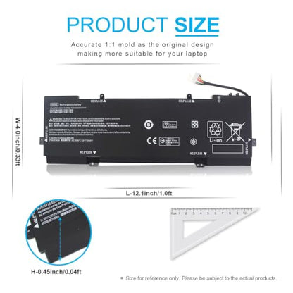 KB06XL 902499-855 902499-856 Battery for HP Spectre X360 Convertible 15-BL1XX 15-BL0XX 15-BL012DX 15-BL112DX 15T-BL000 15T-BL100 15-BL002XX 15-BL075NR 15-BL062NR Z4Z35UA Z4Z38UA 902401-2C1 79.2Wh
