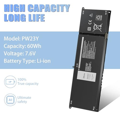 54Wh V6W33 Battery Replacement for Dell Inspiron 3511 3520 3515 3510 5510 5515 5518 5310 5635 5625 5630 Latitude 3320 3330 3420 3520 Vostro 3515 3525 Series - size: 10.7*3.22*0.22inch V6W33