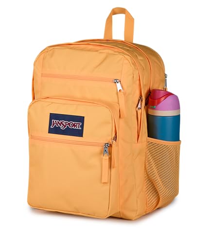 JanSport Laptop Backpack - Computer Bag with 2 Compartments, Ergonomic Shoulder Straps, 15” Laptop Sleeve, Haul Handle - Orange Soda - color: Orange Soda