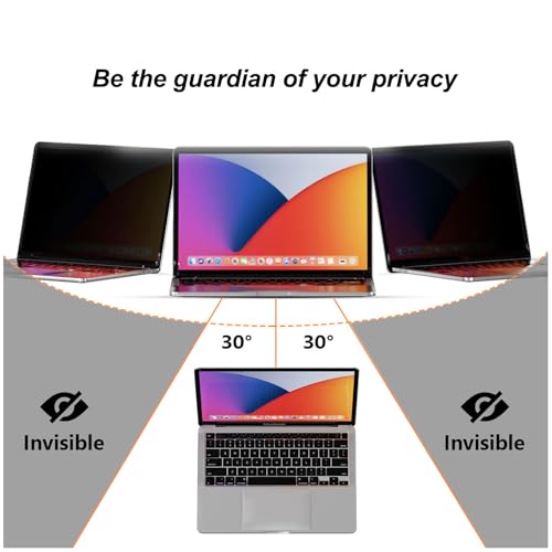 Laptop Privacy Screen 14 Inch MacBook Pro(2023), Magnetic Removable Matte Privacy Filter, Anti-Glare Blue Light Filter. Security Protector Film for Mac Pro. Model: A2779