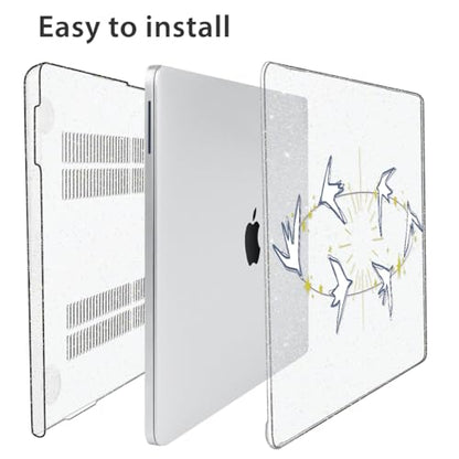 Compatible with MacBook Neo Case 13 inch 2026 Release Model A3404 with A18 Pro Chip, Precision Fit & Anti-Crack Hard Shell Pattern Case & Keyboard Cover& Screen Protector &Webcam Cover, Birds - color: Birds