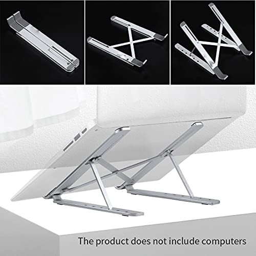 Folding Laptop Stand Ventilated Aluminum Cooling Adjustable Portable Desktop Tablet Holder for