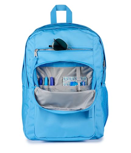 JanSport Laptop Backpack - Computer Bag with 2 Compartments, Ergonomic Shoulder Straps, 15” Laptop Sleeve, Haul Handle - Electric Azul - color: Electric Azul