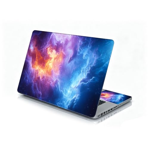 Universal Laptop Skin Sticker Decal, 12"-15.6" Aesthetic Vinyl Wrap, Cosmic Nebula Galaxy Waterproof Notebook Cover Art Protector for MacBook HP Dell Lenovo, Fits 13" 14" 15" 15.6" - color: Cosmic Nebula Galaxy