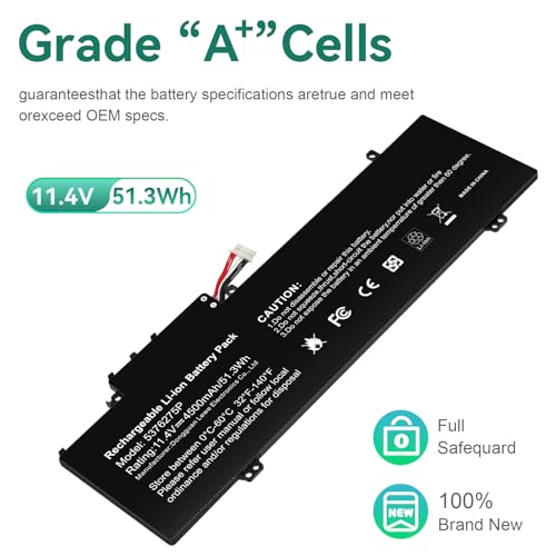 Futurebatt 5376275P Laptop Battery Replacement for Gateway GWTN141-10BK GWTN141-4 GWTN156-5BL GWTN141-2BL GWTN156-5BL UTL-509068-3S NV-509067-3S Series UTL-509068-3S NV-509067-3S - size: 5376275P 12.20, 4.92, 0.94in