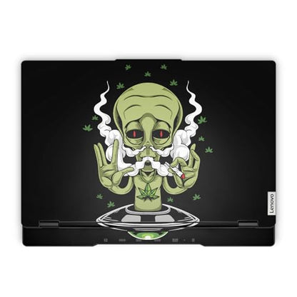 Laptop Skin Compatible with Lenovo Legion 5 Gaming Laptop (15IRX9) 2024 - Come in Peace - Premium 3M Vinyl Protective Wrap Decal Cover - Easy to Apply | Crafted in the USA - color: Come In Peace, size: Legion 5 Gaming (15IRX9) 2024 Top Skin Only, style: M